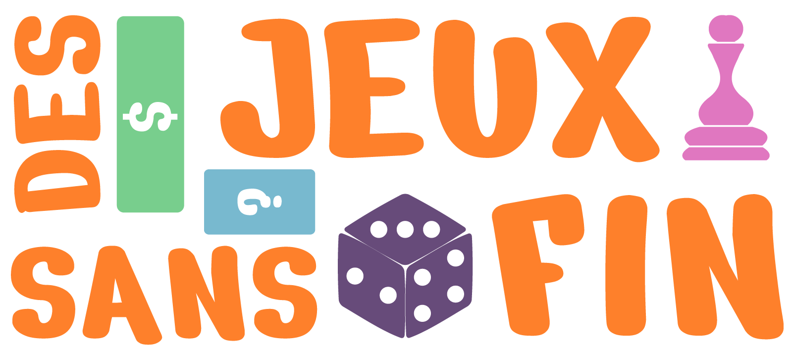 Logo Des Jeux Sans Fin - Location de jeux de société par abonnement